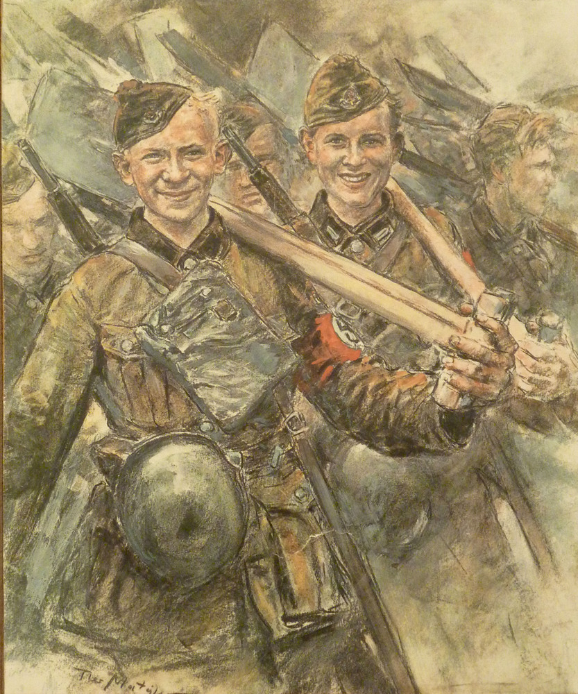 jonge Duitse soldaten