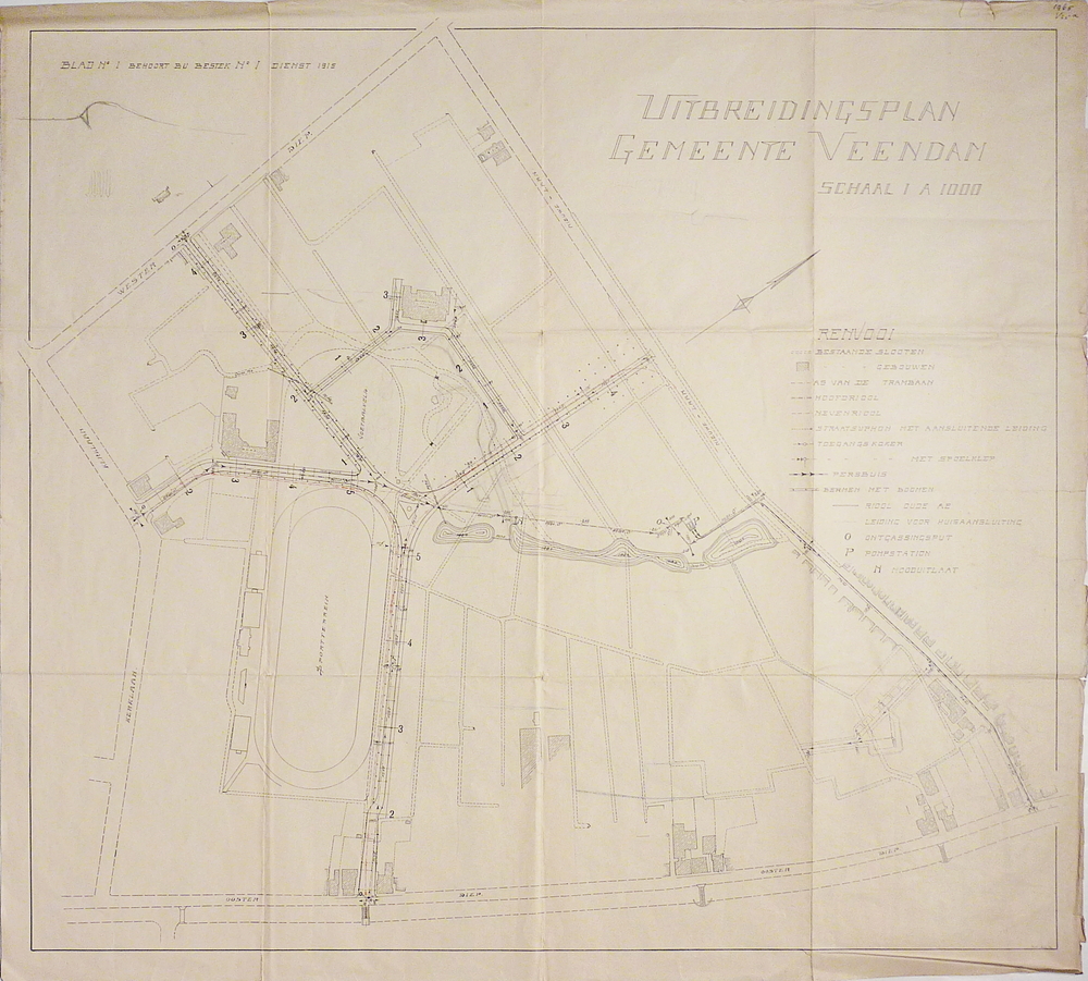 Plattegrond Uitbreidingsplan Gemeente Veendam