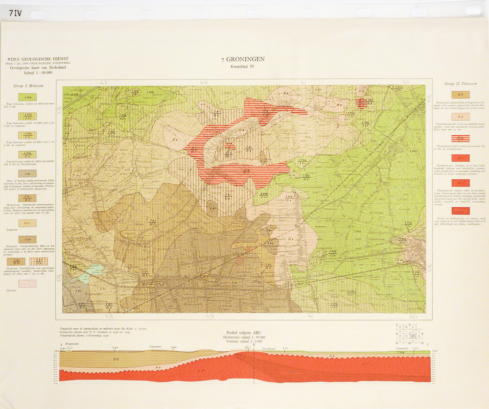 7 IV 7 Groningen Kwartblad IV Rijks Geologische Dienst