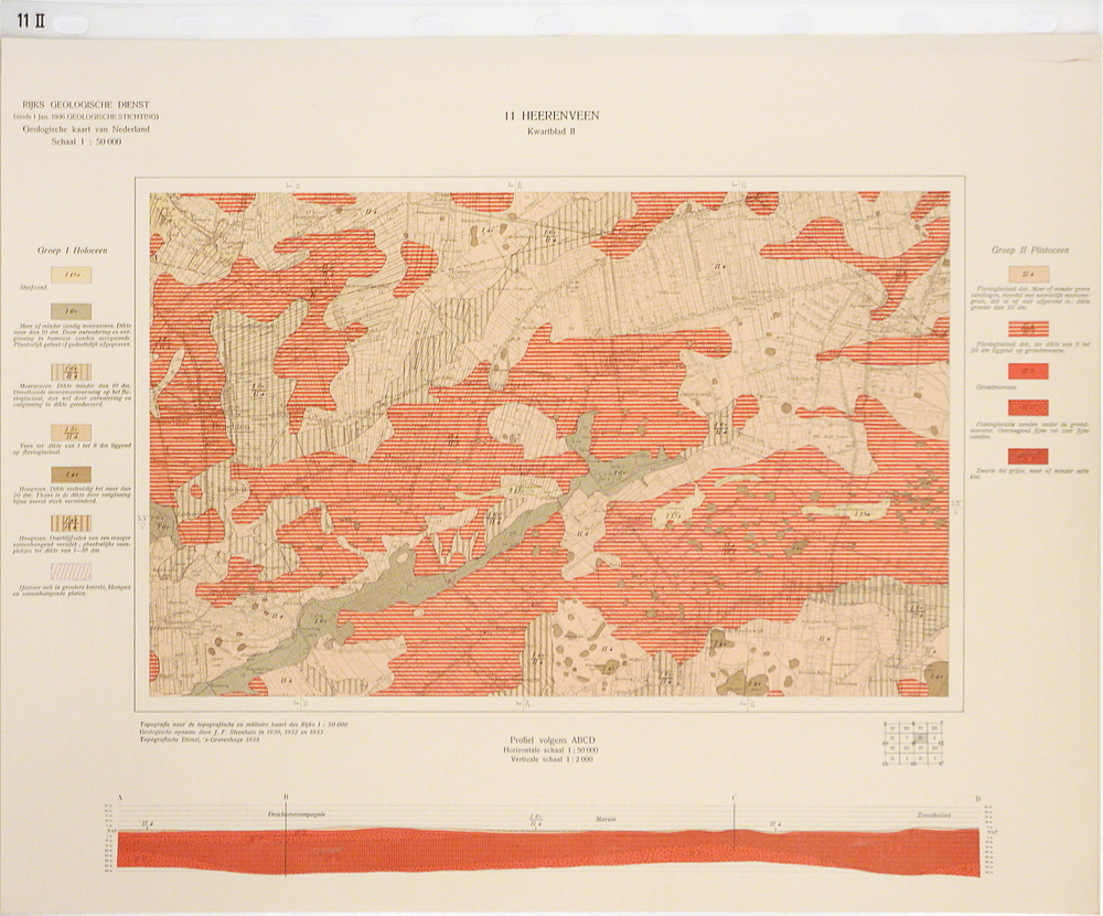 11 II 11 Heerenveen Kwartblad II Rijks Geologische Dienst