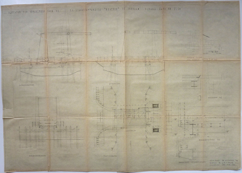 een ophaalbrug voor de NV Stroostoffabriek Phoenix te Veendam