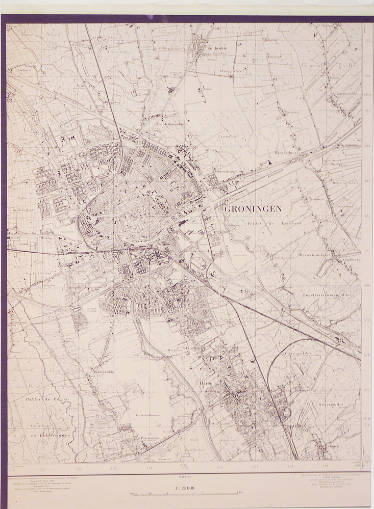 7 D kaart van Groningen