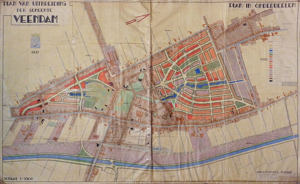 Uitbreidingsplan Gemeente Veendam 1937