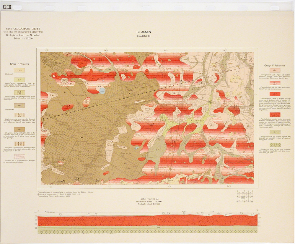 12 III 12 Assen Kwartblad III Rijks Geologische Dienst