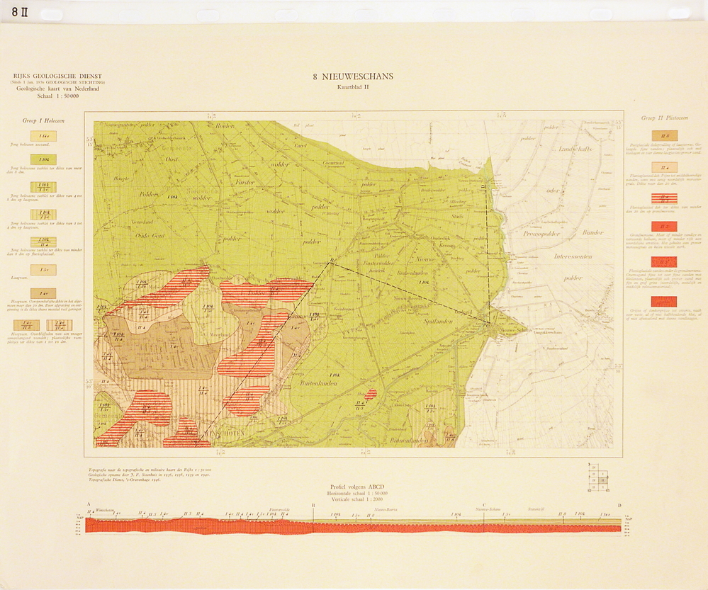 8 II 8 Nieuweschans Kwartblad II Rijks Geologische Dienst