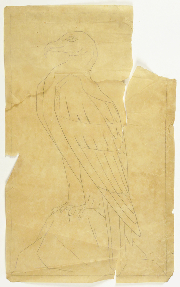 ontwerptekening adelaar