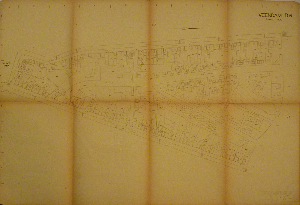 Veendam D6 schaal 1:1000 (plan Zuid)