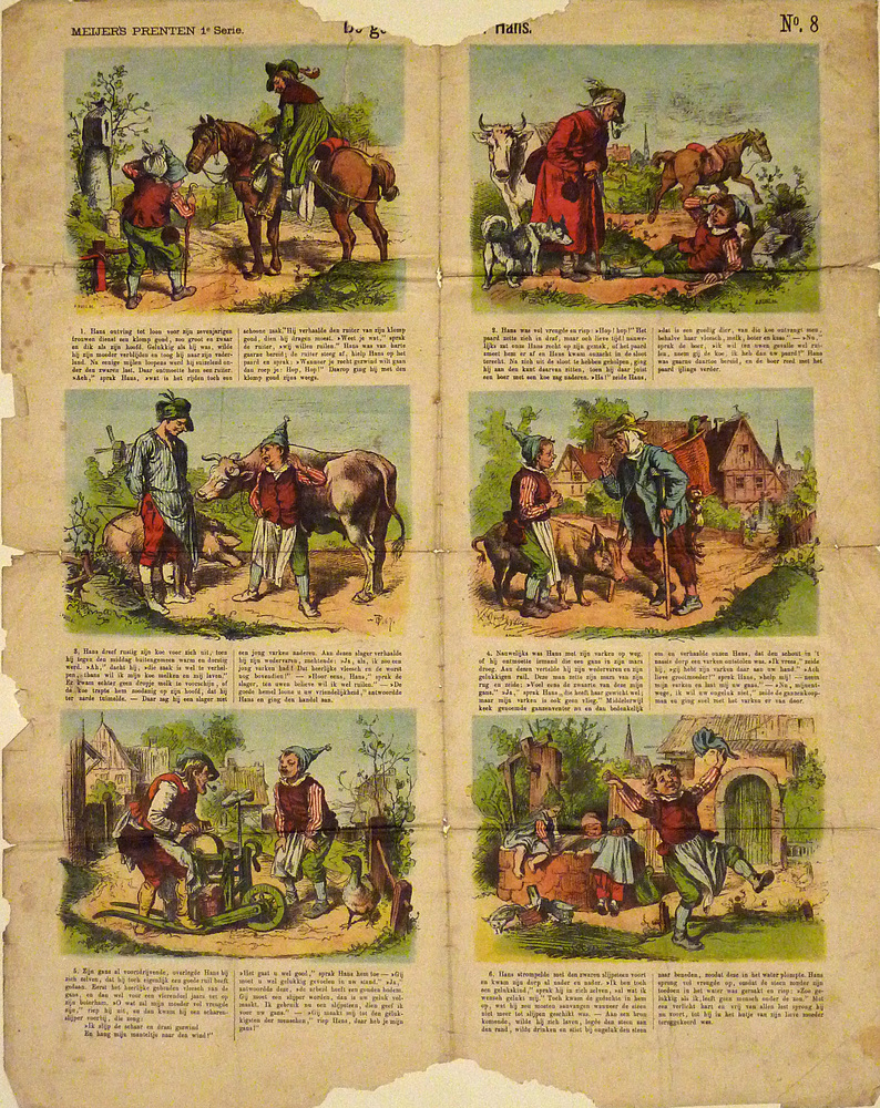 nieuwe prenten 1e serie de g........Hans No 8