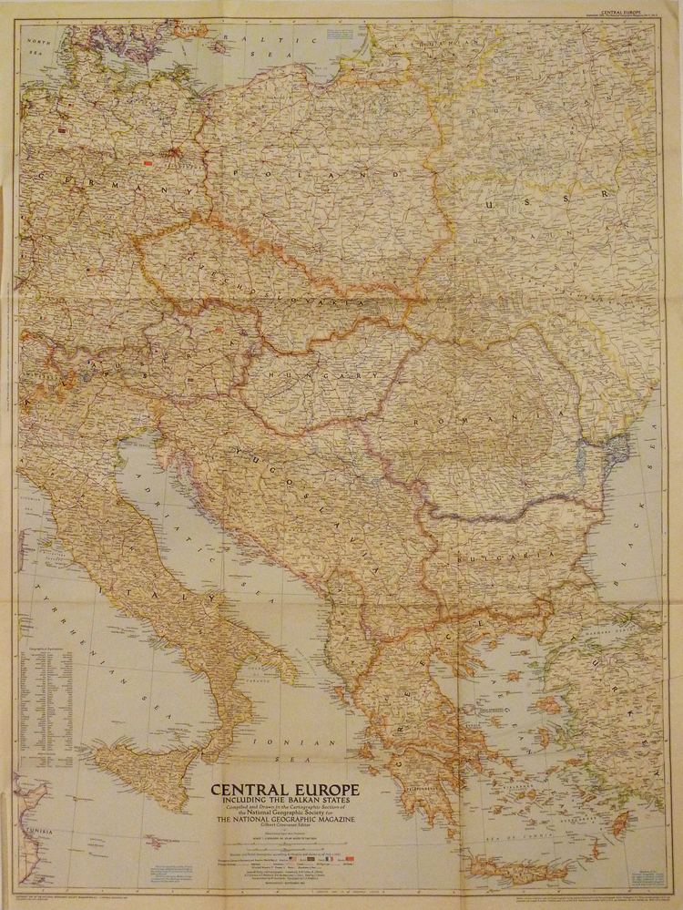 Central Europa including the balkan states