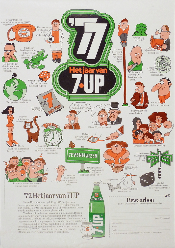 reclameposter 7 up