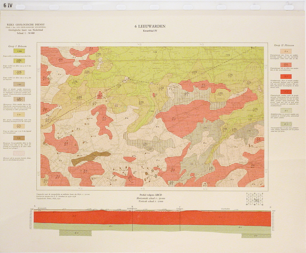 6 IV 6 Leeuwarden Kwartblad IV Rijks Geologische Dienst