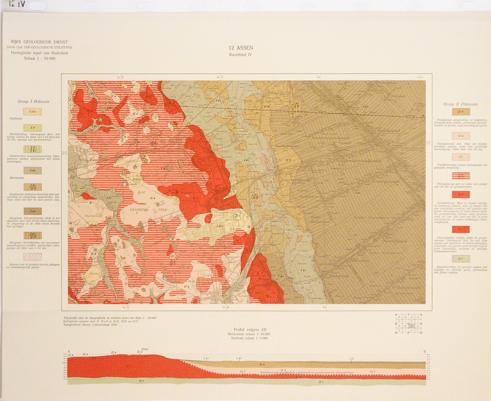 12 IV 12 Assen Kwartblad IV Rijks Geologische Dienst