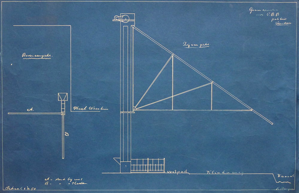 graan elevator voor VBB pakhuis veendam