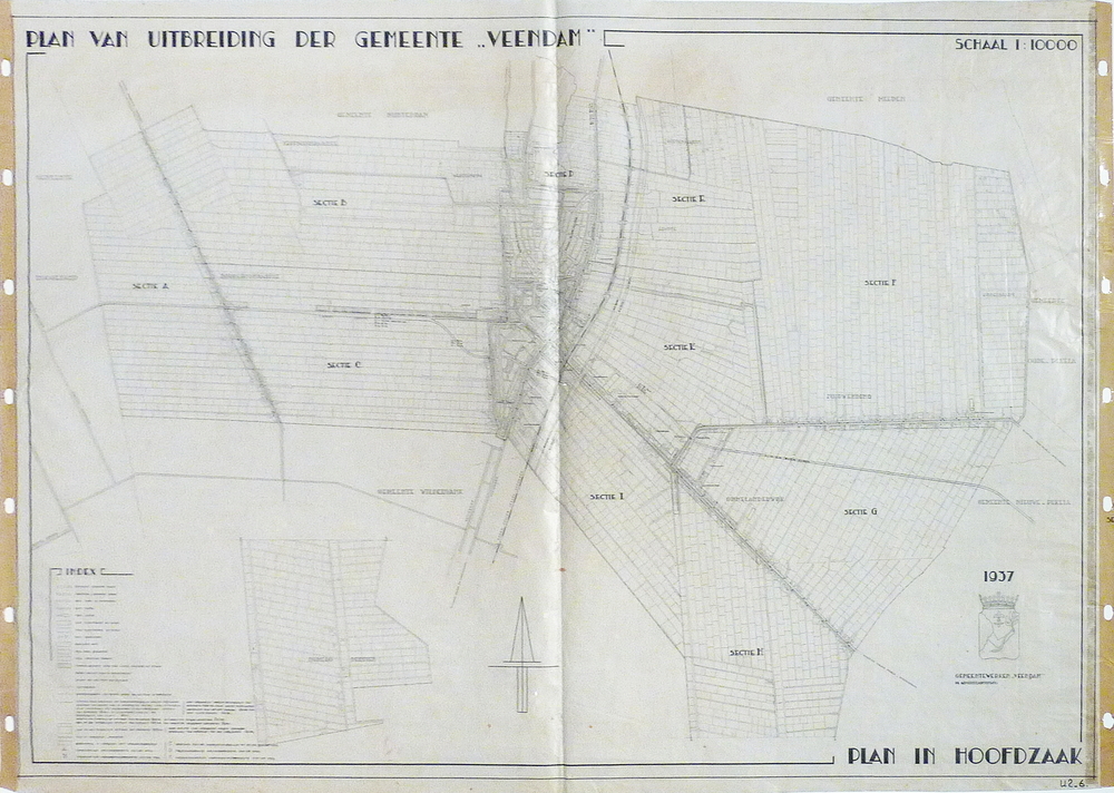 plattegrond uitbreiding Gemeente Veendam