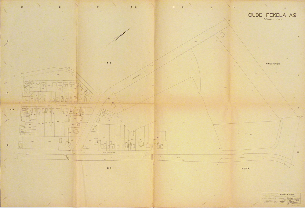 Oude pekela A 9 Plattegrond