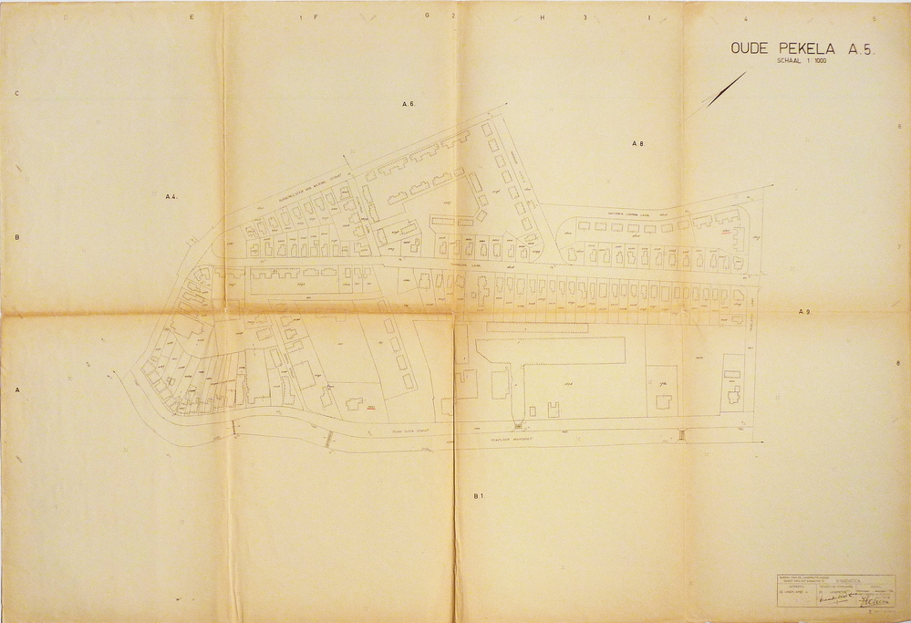 Oude pekela A 5 Plattegrond