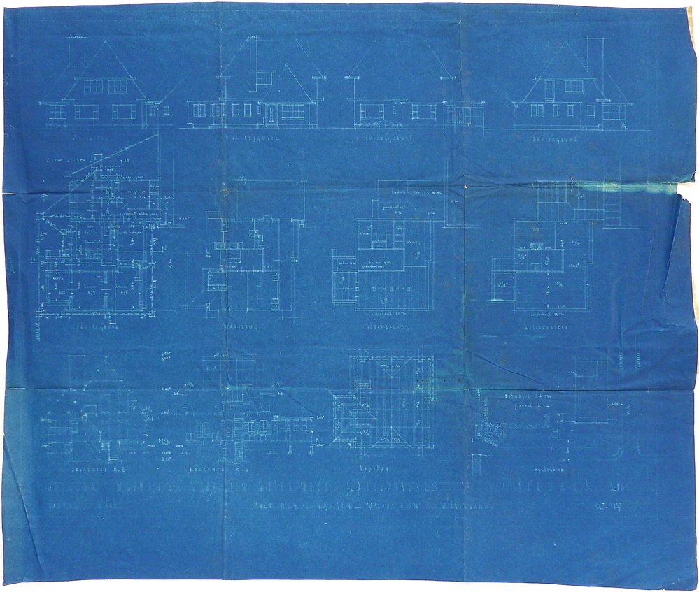 ontwerp woonhuis voor den wel.ed.heer J.P.Doornbosch te Wildervank