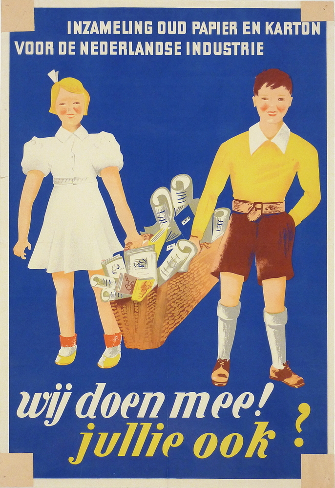 Inzameling oud papier en karton voor de Nederlandse industrie wij doen mee jij ook ?