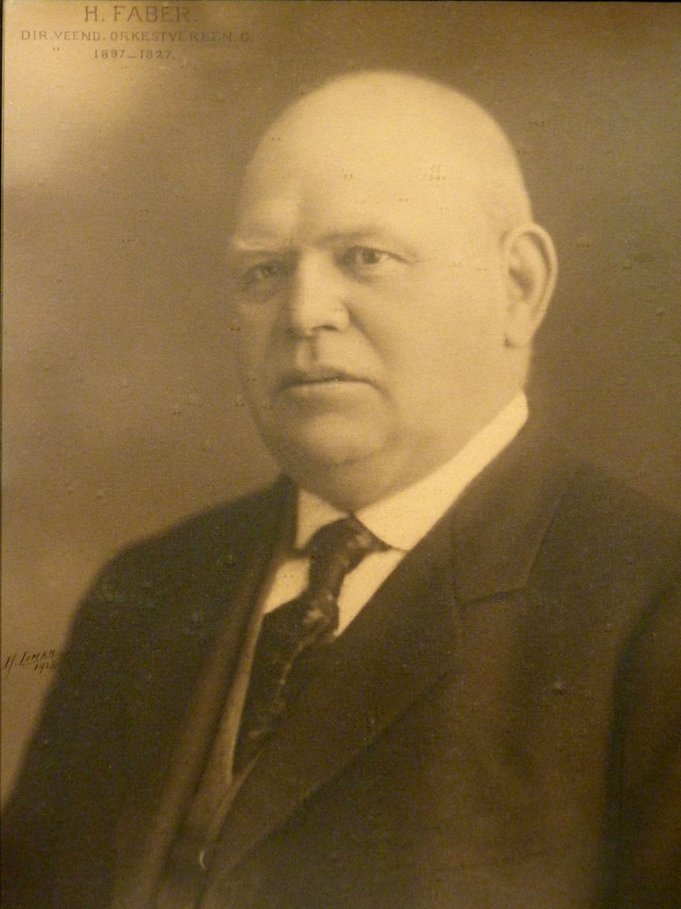 H.Faber directeur Veendammer orkestverenging 1897-1927