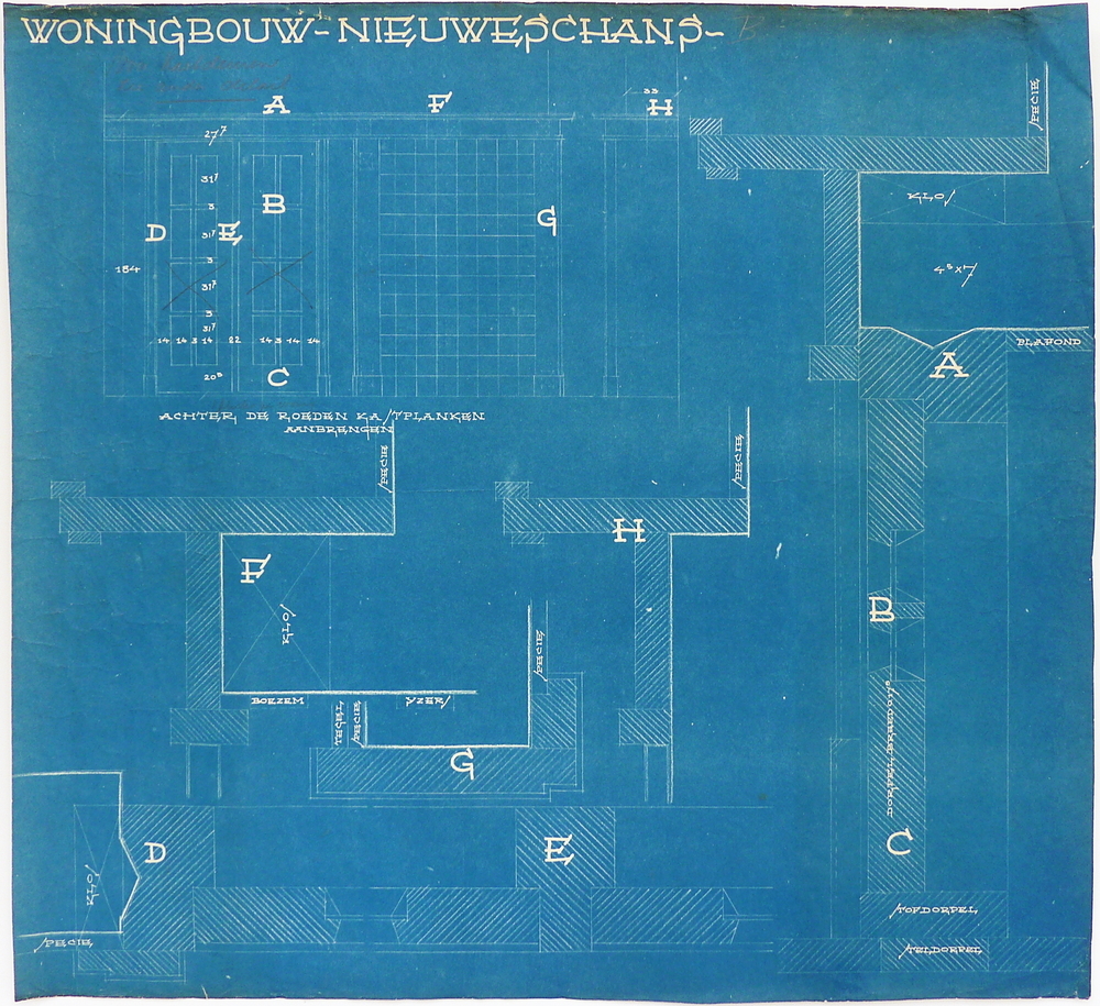 woningbouw nieuweschans voor kastdeuren zie ander detail