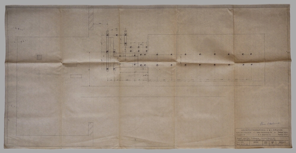 detail sparingen fundatie transportbaan etc strokartonfabr ceres nv Oude Pekela / 10