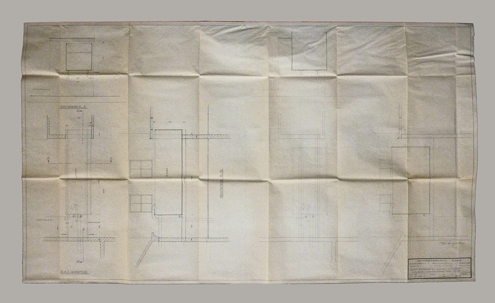 detail bestaande en nieuwe watertank strokartonindustrie ceres oude pekela / 5