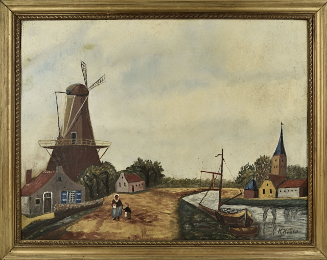 Landschap met molen