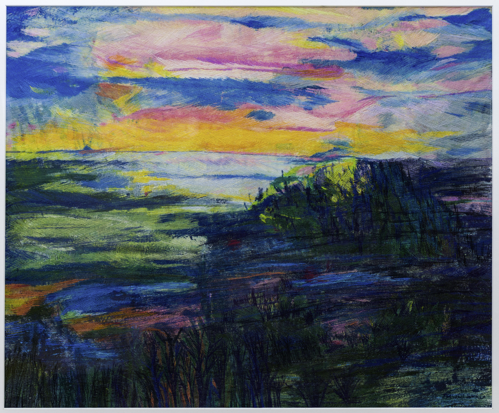 Zonsondergang Lauwersoog