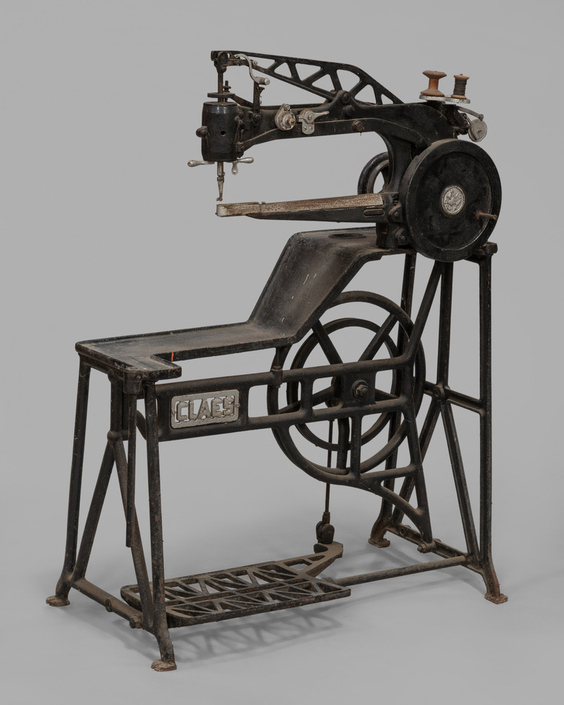 Gietijzeren schoenmaker naaimachine