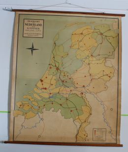 Beginkaart van Nederland