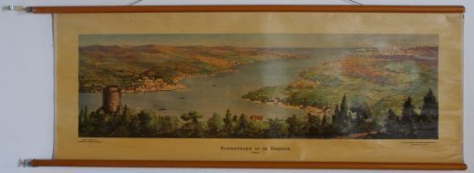 Konstantinopel en de Bosporus Turkije