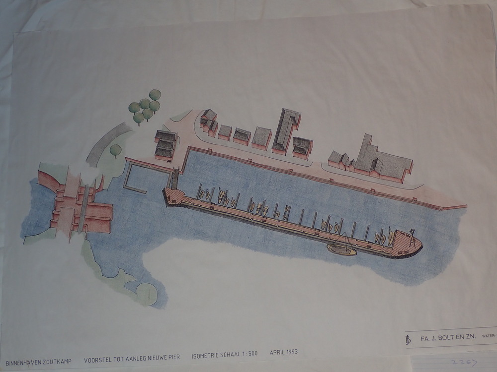 Voorstel tot aanleg nieuwe pier