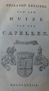 Geslachtregister van den Huize van der Capellen